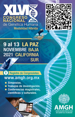 XLVI Congreso Nacional de Genética Humana, modalidad híbrida